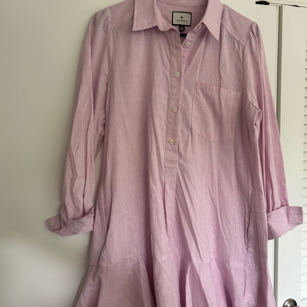 Tuckernuck Callahan Shirt Dress Pink
